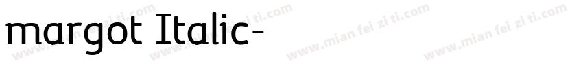 margot Italic字体转换